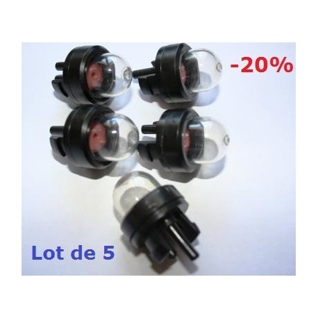 Lot de 5 pompes d'amorçage à clipser