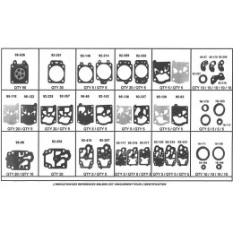 Assortiment membranes pour carburateurs WALBRO 