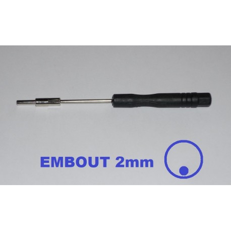 Tournevis de réglage embout Ruixing 2mm