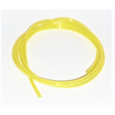 Durite essence jaune Ø int 2, 5 mm. Ø ext 5 mm. Longueur 15 m