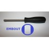 Tournevis de réglage embout double D