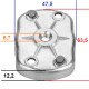 Cliquet de lanceur Easy start pour débroussailleuse 43cc, 52cc