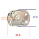 Cliquet de lanceur pour débroussailleuse 43cc, 52cc