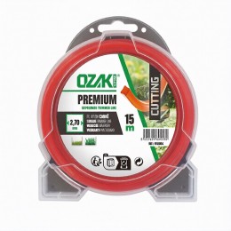 Fil carré OZAKI premium 2,7mm rouleau de 15m