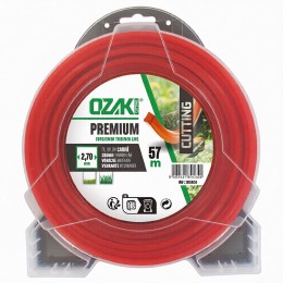 Fil carré OZAKI premium 2,7mm rouleau de 57m