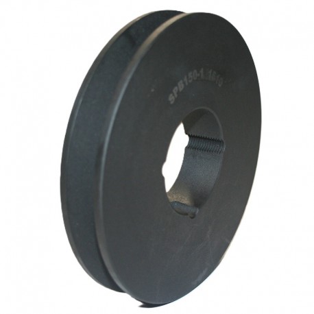 POULIE A MOYEU AMOVIBLE SPB 150mm 1 GORGE MOYEU 1610